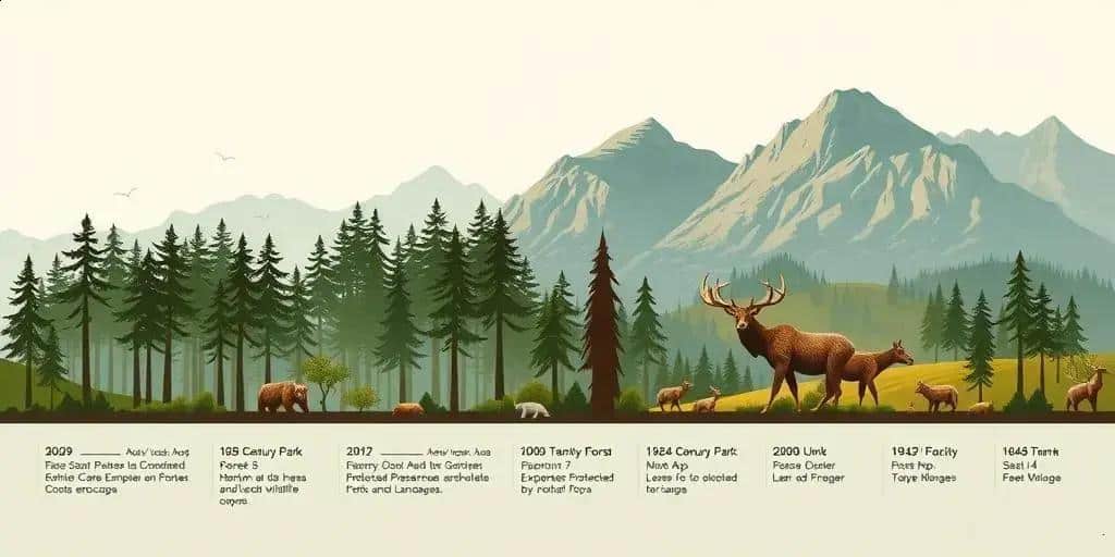 História da preservação ambiental e criação de parques nacionais que inspiram o futuro